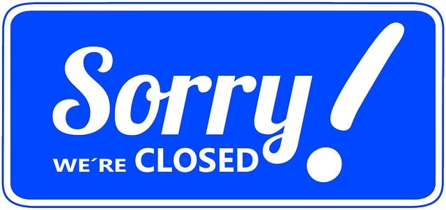 Shop close